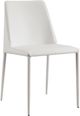 Moe's Home Collection Nora 2-Piece White Dining Chair Set-0
