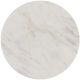 Elements International Sylvie White Faux Marble Top Dining Table with Natural Base-4