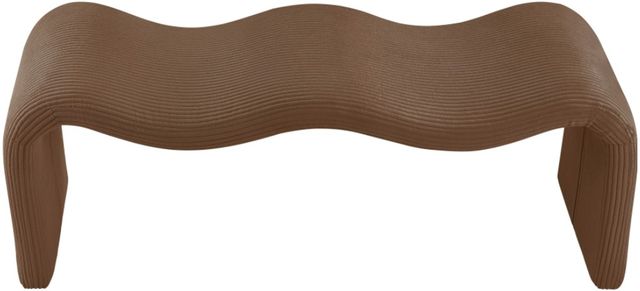 Meridian Furniture Willow Saddle Corduroy Bench-1