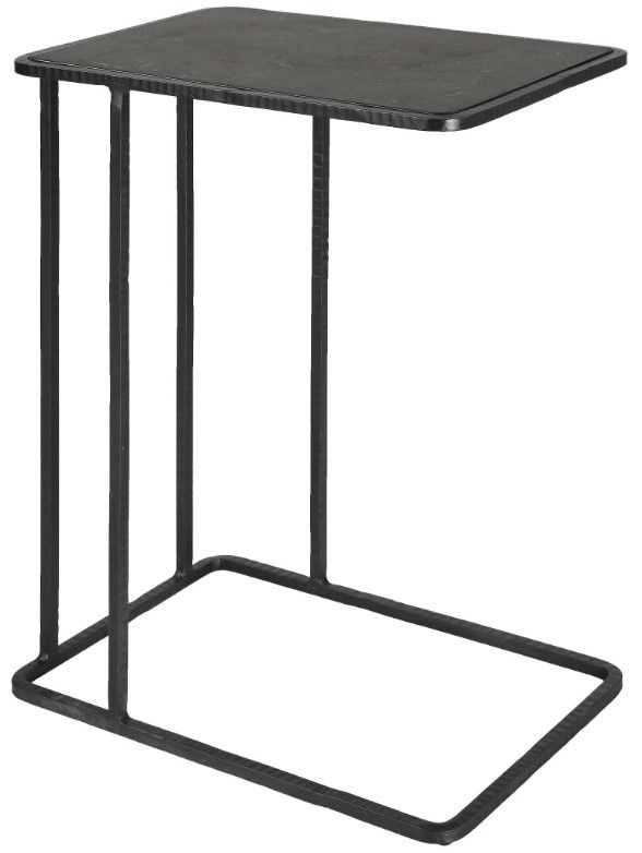 Uttermost® Cavern Black Accent Table-0