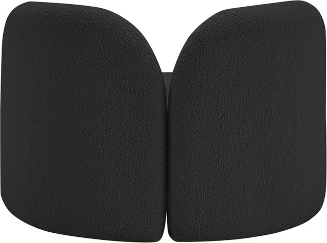 Meridian Furniture Daphne Black Boucle Fabric Accent Chair-3