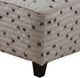 Fusion Furniture Bella Que Graphite Cocktail Ottoman-2