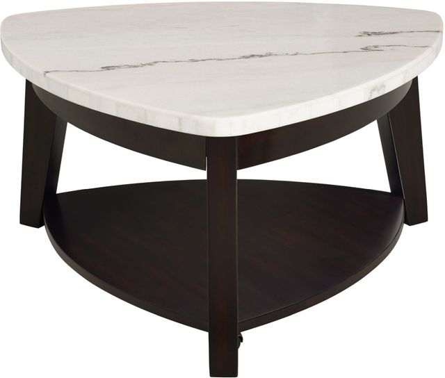 Steve Silver Co. Francis Marble Top Cocktail Table with Casters-0
