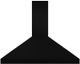 Vent-A-Hood® 42" Black Wall Mounted Range Hood-0