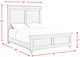 Elements International Kendari Grey Queen Panel Bed-3