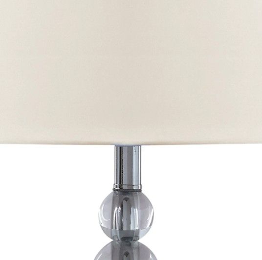 Signature Design by Ashley® Joaquin 2-Piece Clear/Silver Table Lamp-2