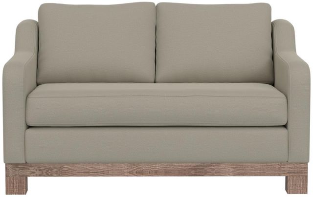 International Furniture Direct Samba Beige/Rich Brown Loveseat-2