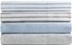 Olliix by Madison Park Essentials Grey Stripe Full Chambray Sheet Set-4