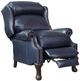 BarcaLounger® Danbury Shoreham Blue Leather Manual Recliner-1