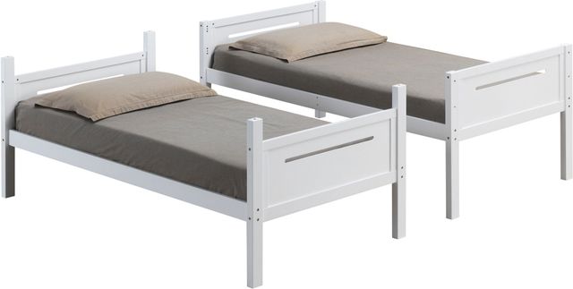 Coaster® Littleton White Twin/Twin Bunk Bed-2