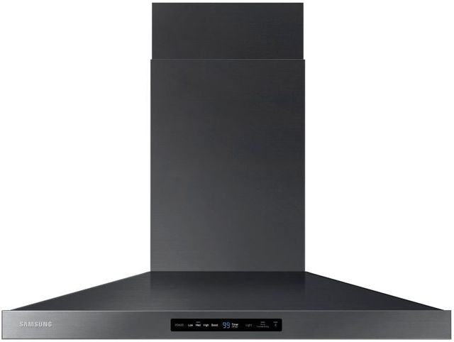 Samsung 36” Black Stainless Steel Wall Mounted Range Hood-0
