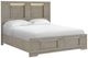 Elements International Kelis Gray King Panel Bed-0