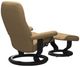 Stressless® by Ekornes® Customizable Consul Large Manual Recliner and Ottoman with Classic Base-3