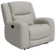 Furniture of America® Giraldus Beige Manual Recliner-0