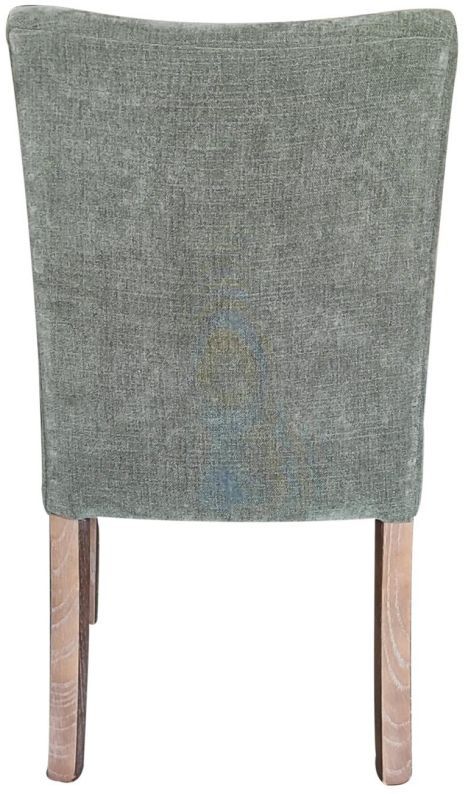 Nest Home Collections Sasha Forest Green/Gray Wash Dining Chair-3