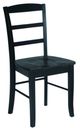 John Thomas Furniture® Dining Essential Madrid Black Side Chair-0