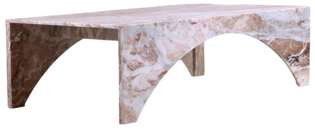 Meridian Furniture Palermo Brown Marble Coffee Table-0
