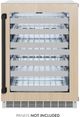 ZLINE Touchstone Autograph Edition 24" Panel Ready Wine Cooler with Glass Door and Matte Black Handle-0