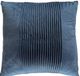 StyleCraft Dann Foley Classic Navy Velvet Tux Pleat Pillow-0
