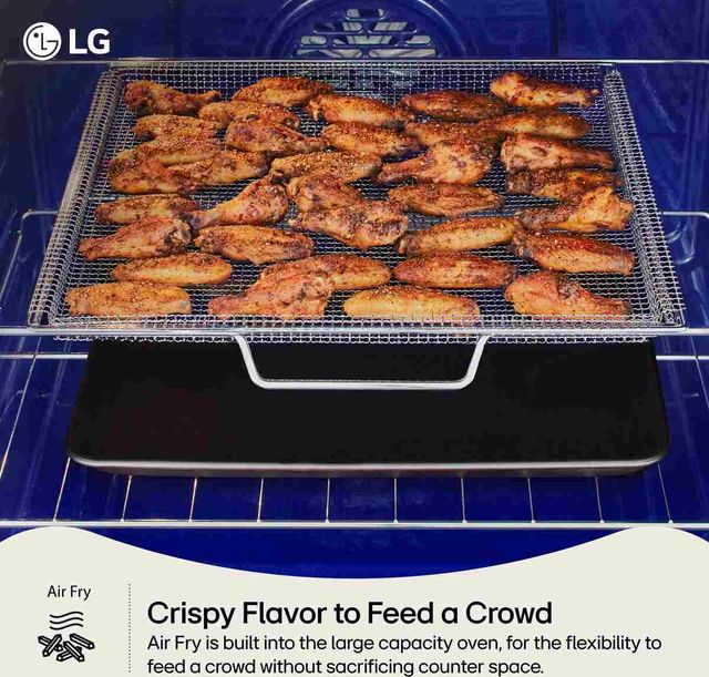 LG 30" Stainless Steel Freestanding Electric Range with ProBake Convection®-2