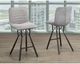 Brassex Inc. Mila 2-Piece Two-Tone Grey Counter Stool Set-1