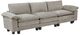 Homelegance® Dublin 3-Piece Dark Pewter Modular Sectional Sofa-0