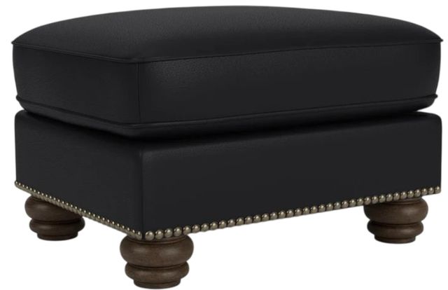 Flexsteel® Customizable Bexley Leather Ottoman-1