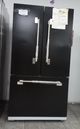 AGA™ Elise 22.1 Cu. Ft. Matte Black Counter Depth French Door Refrigerator-0
