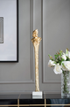 A & B Home Gold Small Roman Statue-5
