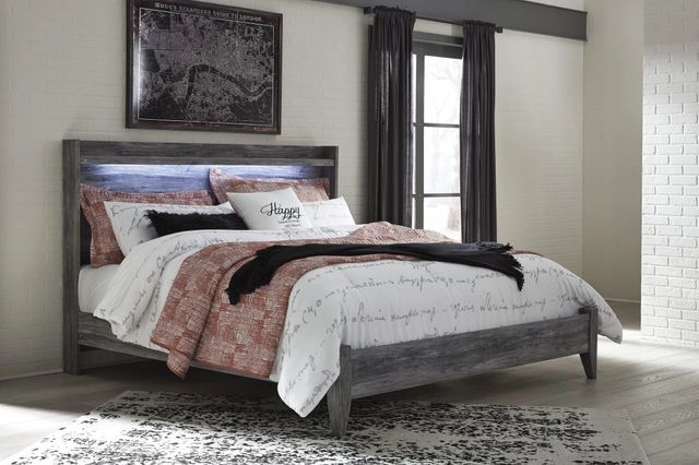 Signature Design by Ashley® Baystorm Gray Youth Full Panel Bed-4