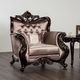 Furniture of America® Albacete Brown/Dark Cherry Accent Chair-4