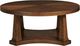 Signature Design by Ashley® Rustic Plains Warm Brown Round Cocktail Table-2