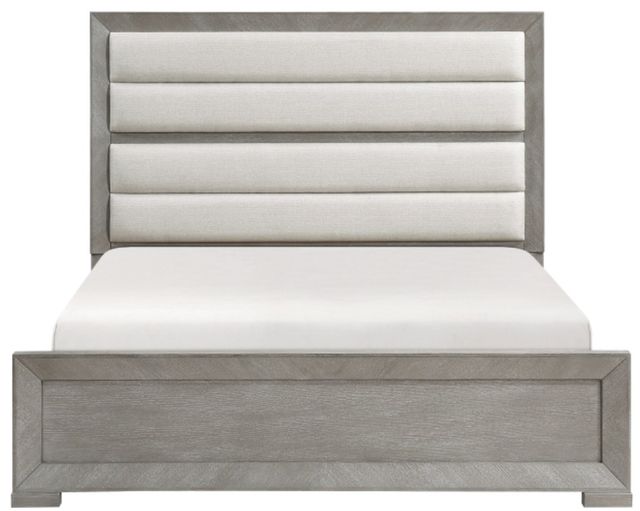 Homelegance® Owen Gray Eastern King Panel Bed-2
