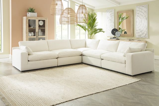 Signature Design By Ashley® Next-Gen Gaucho 5-Piece Chalk Sectional-2