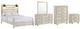 Elements International Fort Worth 5-Piece White Full Bedroom Set-0