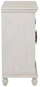 Powell® Slade Creamy White 2-Door Cabinet-3