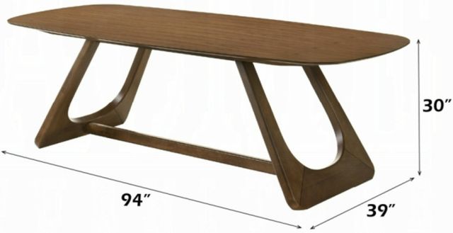ACME Furniture Hoyte Walnut Dining Table -2