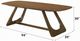 ACME Furniture Hoyte Walnut Dining Table -2