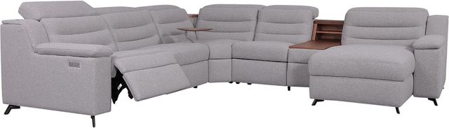 Palliser® Furniture Customizable Lotus 5-Piece Right-Arm Facing Power Reclining Sectional and Chaise-1