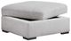 Benchcraft® Gabyleigh Nickel Ottoman with Storage-2
