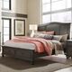 aspenhome® Oxford Peppercorn Queen Sleigh Headboard-1