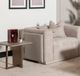 Michael Amini® Canberra Light Ash End Table with Antique Gold Base-1