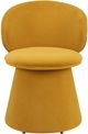 Zuo® Modern Oblic Orange Swivel Dining Side Chair-1