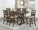 Urban Styles Furniture Whitney 7-Piece Tabbaco Counter Height Dining Set-2