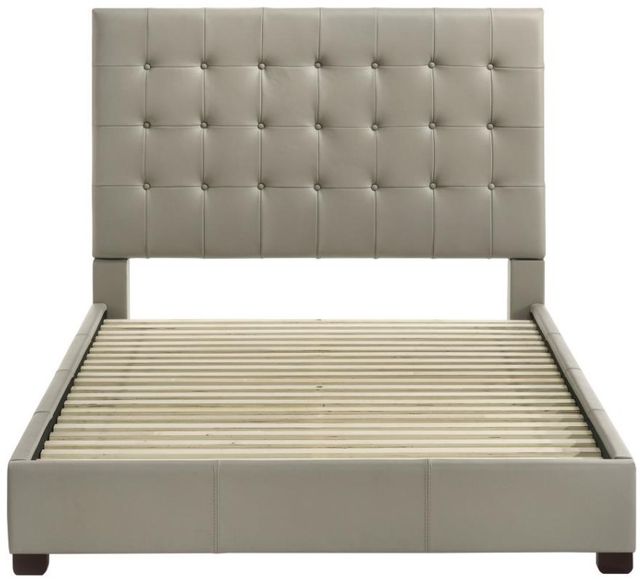 Coaster® Medley Tan Eastern King Platform Panel Bed-2