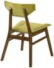 Armen Living Amaris Olive Green/Walnut Dining Chair-4