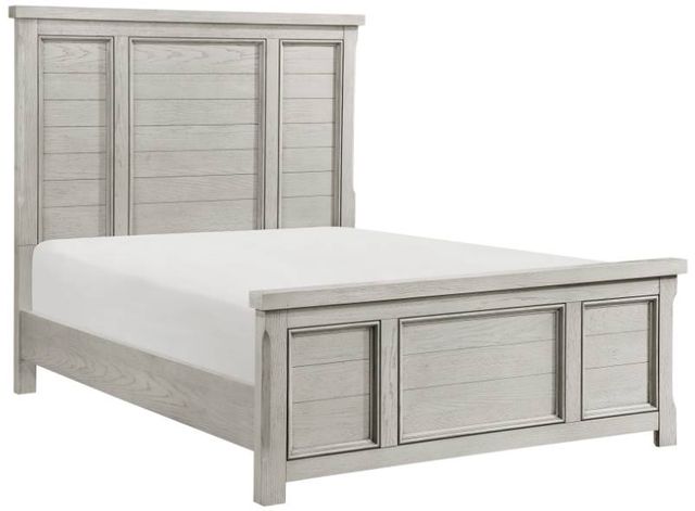 Homelegance® Providence Light Gray California King Panel Bed-0
