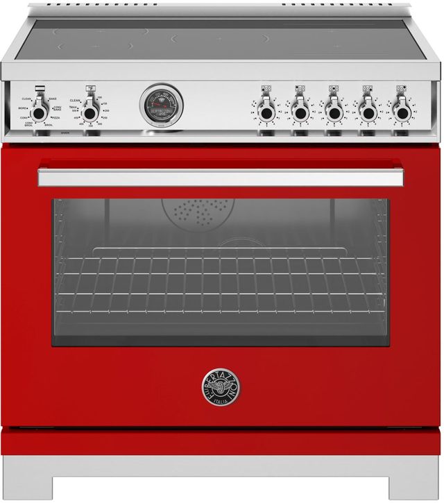Bertazzoni Professional Series 36" Rosso Pro Style Induction Range-0