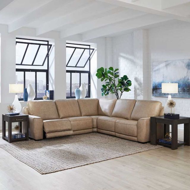 Liberty Furniture Blake 5-Piece Sophia Oatmeal Power Reclining Sectional-3