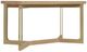 Hooker® Furniture Banyon Bay Desert Oak Counter Gathering Table with Brushed Brass Base-0